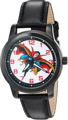 

Marvel white22182 Marvel Men's 'Dr.Strange' Quartz Metal Watch, Color:Black (Model: W002862) Watch - For Men