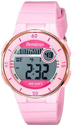 

Armitron Sport Grey405 Armitron Sport Women's 45/7049PNK Rose Gold-Tone Accented Digital Chronograph Watch Watch - For Men & Women