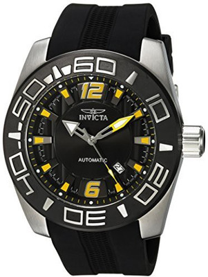 

Invicta Red25770 Invicta Men's 'Aviator' Automatic Stainless Steel and Silicone Casual Watch, Color:Black (Model: 23529) Watch - For Men