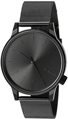 

Komono Black 15111 KOMONO Unisex KOM-W2352 Winston Royale Series Analog Display Japanese Quartz Black Watch Watch - For Men