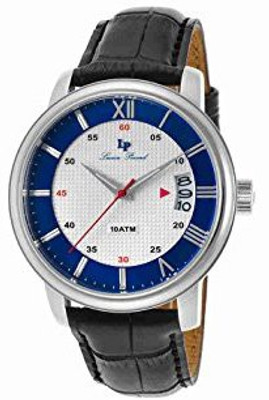 

Lucien Piccard Silver19278 Lucien Piccard Men's LP-40019-02S-BLC Amici Stainless Steel Watch with Black Leather Band Watch - For Men