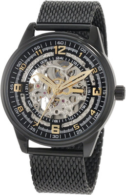 

Akribos XXIV black4956 Akribos XXIV Men's AKR446BK "Bravura Saturnos" Stainless Steel Watch with Mesh Band Watch - For Men