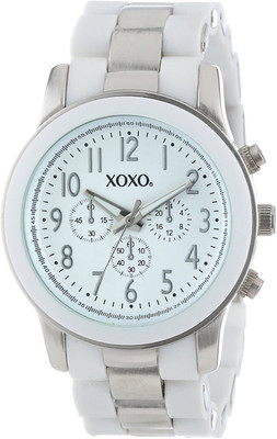 

XOXO White9681 XOXO Women's XO5643 Silver and White Bracelet Analog Watch Watch - For Women