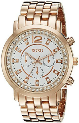 

XOXO white20862 XOXO Women's XO5821 Analog Display Analog Quartz Rose Gold Watch Watch - For Women