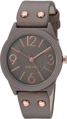 

Nine West Grey24855 Nine West Women's NW/1932TPRG Matte Taupe Rubberized Bracelet Watch Watch - For Men