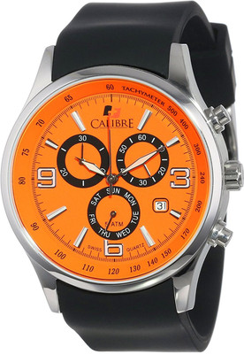 

Calibre Orange 2961 Calibre Men's SC-4M1-04-079 Mauler Stainless Steel Chronograph Tachymeter Day Date Watch Watch - For Men