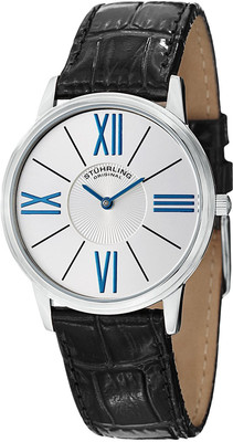 

Stuhrling Original Silver 9735 Stuhrling Original Men's 533.01 Classic Ascot Solei Ultra Slim Silver Dial Watch Watch - For Men