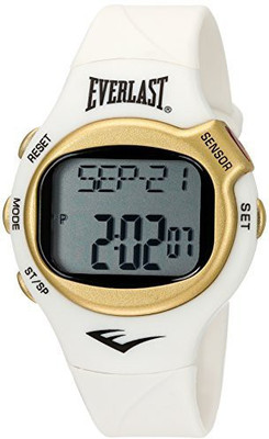 

Everlast Grey 3546 Everlast 'Heart Rate Monitor' Automatic Plastic and Rubber Fitness Watch, Color:White (Model: EVWHR005G-WT) Watch - For Men