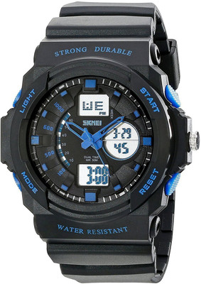 

Skmei black11613 SKMEI Mens Military Sport Wrist Watch, Black Watch - For Men