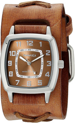 

Nemesis Brown 15219 Nemesis Men's 017BFXBB Classic Vintage Series Analog Display Japanese Quartz Brown Watch Watch - For Women