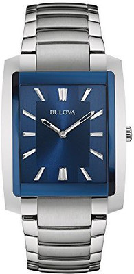 

Bulova Blue18333 Bulova Men's 96A169 Analog Display Quartz Silver Watch Watch - For Men