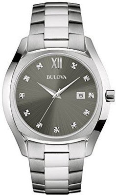 

Bulova Grey18468 Bulova Men's Quartz Stainless Steel Dress Watch, Color:Silver-Toned (Model: 96D122) Watch - For Men