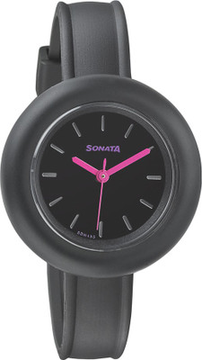 

Sonata 87026PP04 Tic Tac Toe Watch - For Women