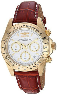

Invicta White 2052 Invicta Men's 7032 Signature Collection Speedway Gold-Tone Chronograph Watch Watch - For Men