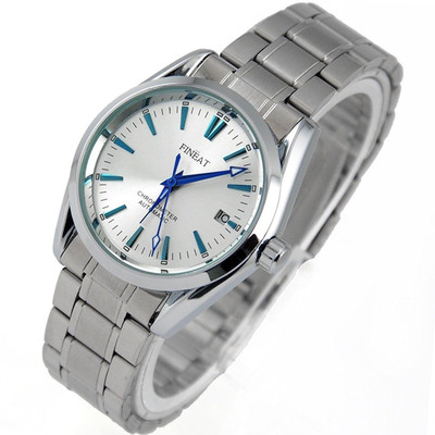 

VIGOROSO White 16329 VIGOROSO FINEAT Mens Automatic Self Winding Mechanical Stainless Day Blue Analog Watch Watch - For Men