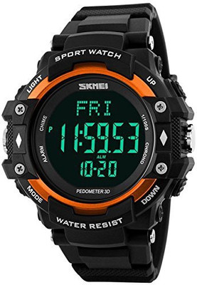 

Gosasa Black24183 Gosasa New Life Men 3D Pedometer Heart Rate Monitor Calories Counter Fitness Tracker Digital Display Watch Outdoor Sports Watches Orange Watch - For Men