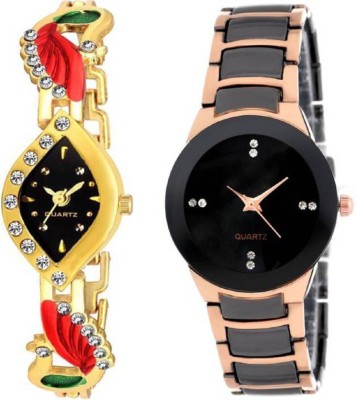 

HN Enterprise Combo2-WOMEN-GOLD-MOR-GOLD2804 Watch - For Women