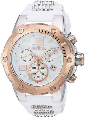 

Invicta Mother of pearl23529 Invicta Men's 'Speedway' Quartz Stainless Steel and Silicone Casual Watch, Color:White (Model: 22513) Watch - For Men