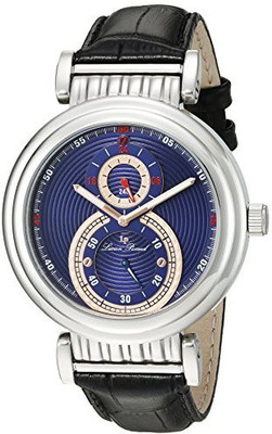 

Lucien Piccard blue21072 Lucien Piccard Men's 'Polaris' Quartz Stainless Steel and Black Leather Casual Watch (Model: LP-10619-03-RA) Watch - For Men
