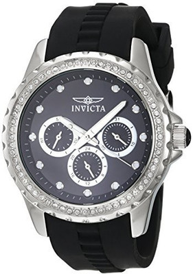 

Invicta black22437 Invicta Women's 'Angel' Quartz Stainless Steel and Polyurethane Casual Watch, Color:Black (Model: 21903) Watch - For Women