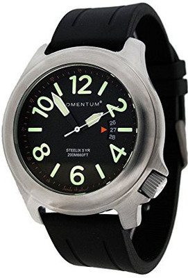 

Momentum black9921 Momentum Men's 1M-SP74B1B Steelix Analog Display Japanese Quartz Black Watch Watch - For Men