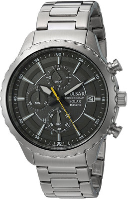 

Pulsar Grey24396 Pulsar Men's Quartz Stainless Steel Dress Watch, Color:Silver-Toned (Model: PZ6011) Watch - For Men