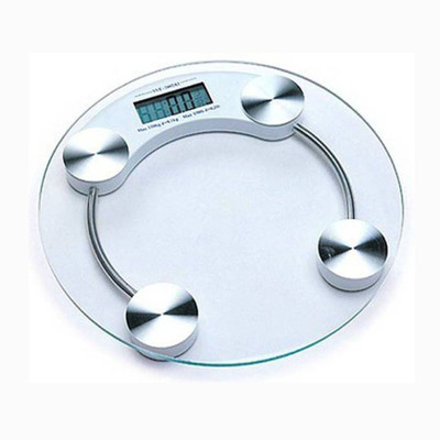 

AmtiQ ™ Personal Weight Machine 6mm Round Glass Weighing Scale Weighing Scale (Transparent) Weighing Scale(Transparent)