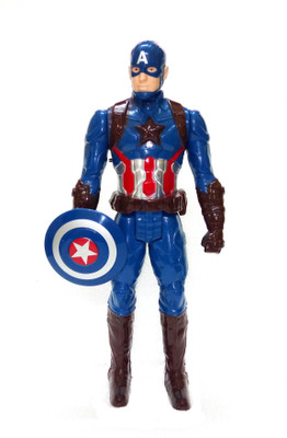 

TALKING GANESHA AVENGERS CAPTAIN AMERICA 30 cms Action Figure with Projection Light & Sound & movable body Parts(Multicolor)