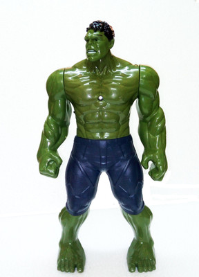 

TALKING GANESHA AVENGERS HULK 30 cms Action Figure with Projection Light & Sound & movable body Parts(Multicolor)