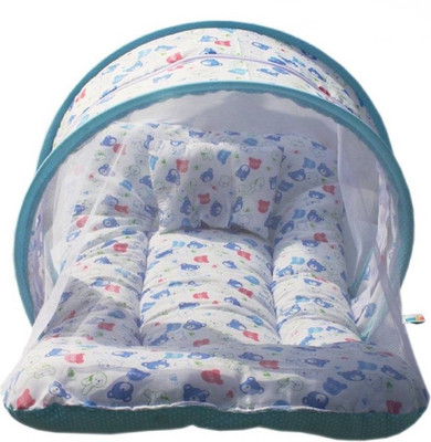 

Dolphin52 BABY BED BABY NET BED , TEDDY BEAR CHARACTER BABY NET BED(Fabric, Blue)
