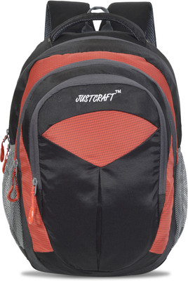 

Justcraft Goldy 1000D 30 L Backpack(Brown), Red