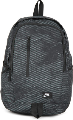 

Nike NK ALL ACCESS SOLEDAY BKPK-D 9.84 L Backpack(Black, Grey), Black/black/white