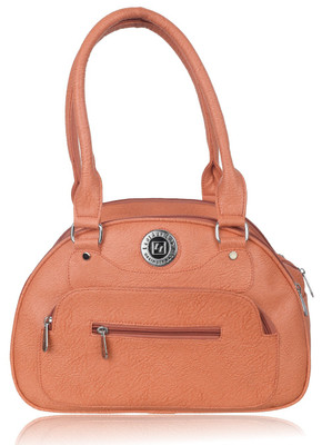 

Leather Land Italian 'D' Cut Bag In "Peach Orange" Waterproof Shoulder Bag(Orange, 6 L)