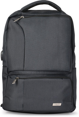 

Carlton London ES9849-Black Waterproof Backpack(Black, 18 L)