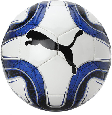 

Puma  Hs Trainer White Blue Soccer Ball Football - Size: (Pack of 1, Multicolor