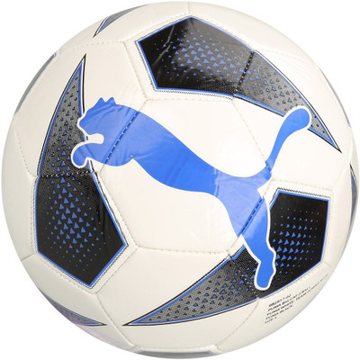 

Puma Big Cat 2 White Blue Black Soccer Ball Football - Size: (Pack of 1, Multicolor