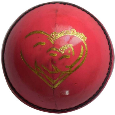 kts KTS02_Red Cricket Leather Ball(Pack of 1, Pink)