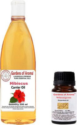 

Gardens Of Aroma Wheatgerm Essential Oil And Hibiscus Carrier Oil(210 ml)