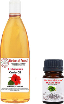 

Gardens Of Aroma Blackseed Essential Oil And Hibiscus Carrier Oil(210 ml)