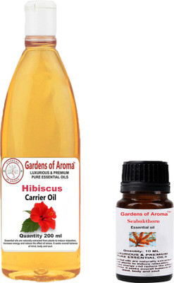 

Gardens Of Aroma Seabukthorn Essential Oil And Hibiscus Carrier Oil(210 ml)