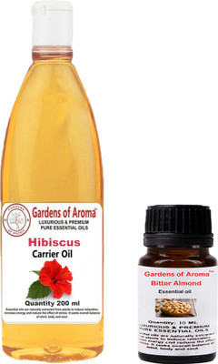

Gardens Of Aroma Bitteralmond Essential Oil And Hibiscus Carrier Oil(210 ml)
