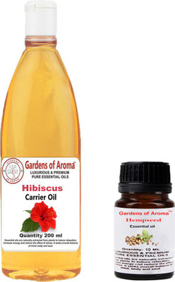 

Gardens Of Aroma Hempseed Essential Oil And Hibiscus Carrier Oil(210 ml)