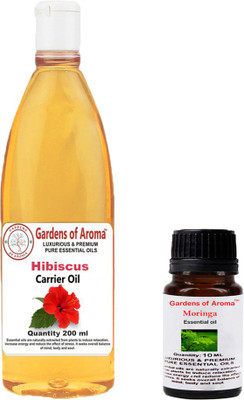 

Gardens Of Aroma Moringa Essential And Hibiscus Carrier Oil(210 ml)