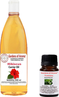 

Gardens Of Aroma Tamanu Essential Oil And Hibiscus Carrier Oil(210 ml)