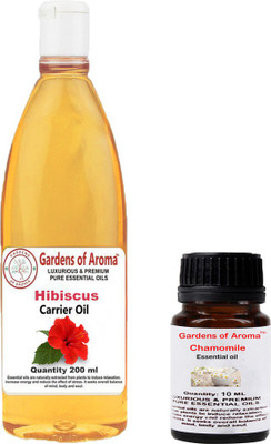 

Gardens Of Aroma Chamomile Essential Oil And Hibiscus carrier Oil(210 ml)