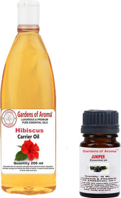 

Gardens Of Aroma Juniper Essential Oil And Hibiscus Carrier Oil(210 ml)