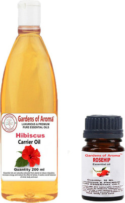 

Gardens Of Aroma Rosehip Carrier Oil And Hibiscus Carrier Oil(210 ml)