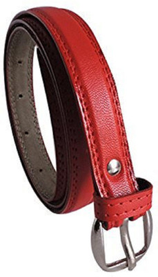 

PINKIT Women Casual Red Genuine Leather Belt