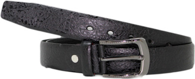

Friendskart Men Casual Black Genuine Leather Belt
