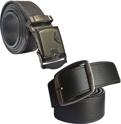 

Sun Shopping Men Formal Multicolor Synthetic Belt, Black:brown